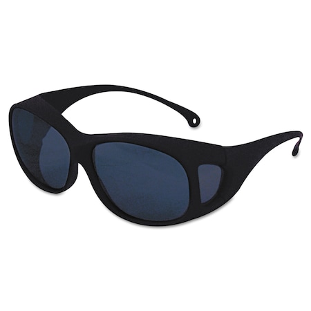 Kleenguard Safety Glasses, Anti-Fog & Anti-Scratch, Smoke Lens, Black Frame, Full-Frame 21917
